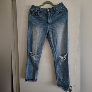 White House Black Market Blue Straight Jeans